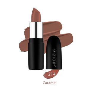 Swiss Beauty Pure Matte Lipstick - 214 Caramel